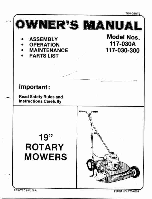 Bolens Lawn Mower 117-030-300-page_pdf